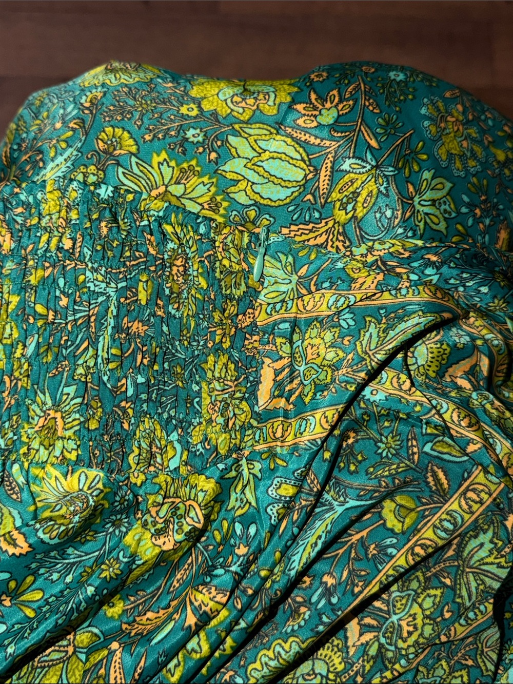 Gardenbelle Shop Size XS Hippie Bohemian Floral Wide Leg Multi Jumpsuit NWT Rare - Picture 10 of 16